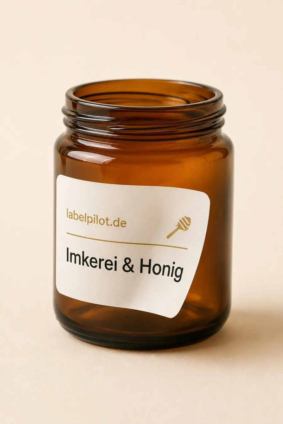 PP-Etikett (Opak) auf Produkt: Imkerei & Honig